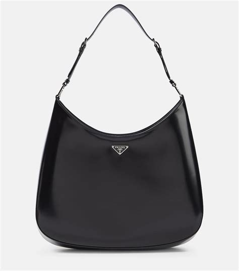 prada cleo maxi brushed leather shoulder bag|prada cleo price.